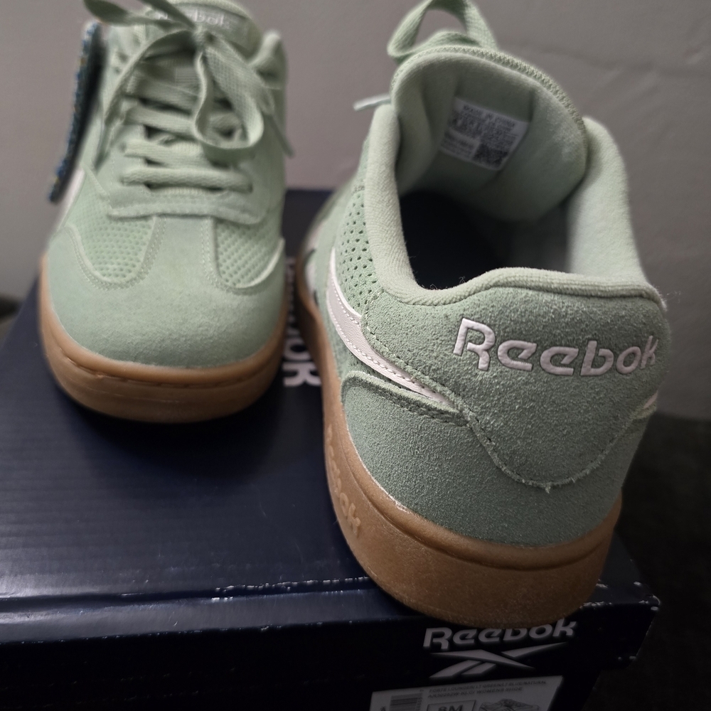 Reebok Light Green and White Sneakers - Picture 3 of 16